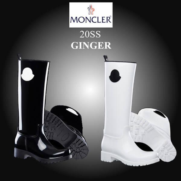 モンクレール 偽物 レインブーツ 4G701.00 04747 GINGER Boots - Black201027a15